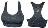 Slash Fishnet Racerback Bra