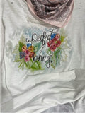 Distressed Tee By A Rare Bird