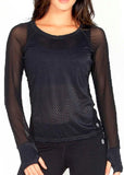 Mesh Long Sleeve Top by Protokolo