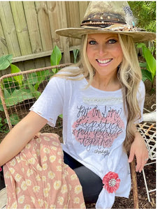 Distressed Tee By A Rare Bird