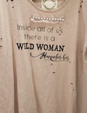 Distressed Tee By A Rare Bird