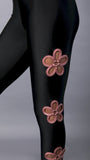 The Malia Flower Legging by Equilibrium Activewear Style EQ-L761