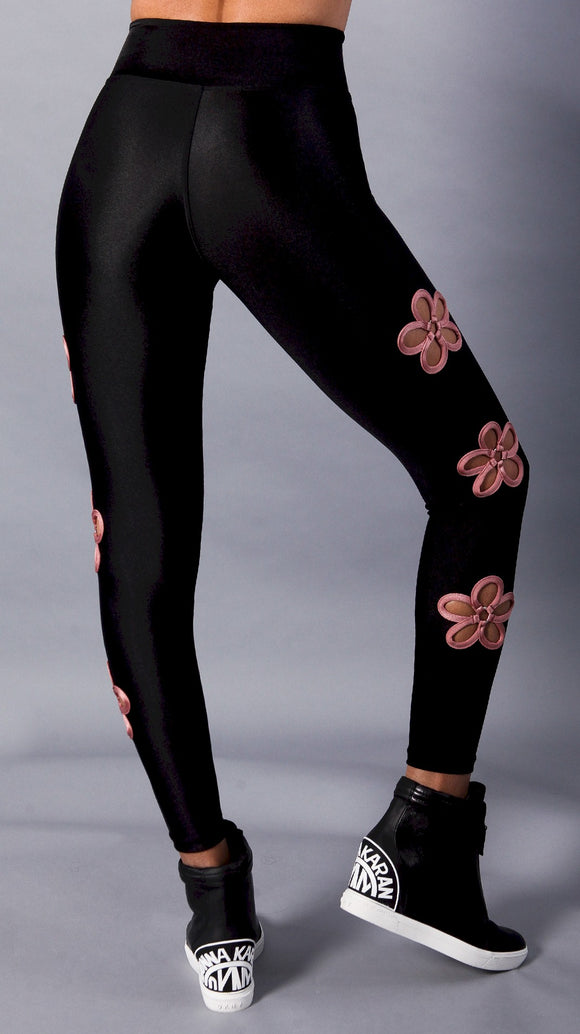 The Malia Flower Legging by Equilibrium Activewear Style EQ-L761