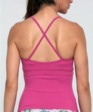 Allie Loop Tank Top with X Back by Perfection Activewear