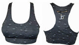 Slash Fishnet Racerback Bra