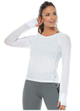The Virginia Vero Long Sleeve Mesh Top