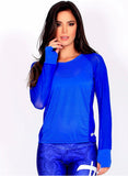 The Virginia Vero Long Sleeve Mesh Top