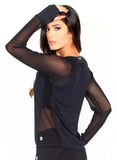 The Virginia Vero Long Sleeve Mesh Top