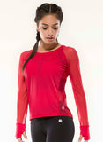 The Virginia Vero Long Sleeve Mesh Top