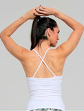 Maze Front Tank Top with X Back