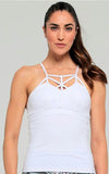 Maze Front Tank Top with X Back