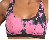 Double X Cross Back Tie Dye Bra