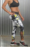 Tie Workout Slit Leggings